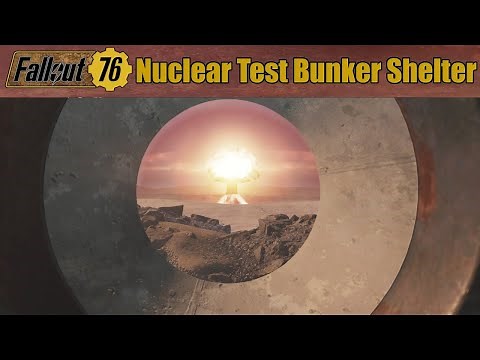Nuclear Test Bunker Shelter - Fallout 76 Showcase