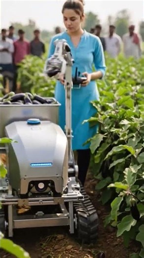 Picking process of eggplants with a remote-controlled robot