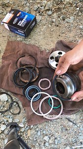 56K views · 607 reactions | Center Joint / Articulation Cylinder Sleeve Replacement on a Loader. #LoaderRepair #HydraulicCylinder #HeavyEquipment #CenterJointRepair #MachineMaintenance #CylinderSleeve #ArticulationJoint #HydraulicFix #ConstructionMachinery #MechanicLife | Mechanic Steve | Facebook