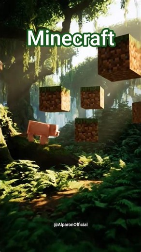 What if Minecraft looked like this in real life? 😱 (AI Concept)