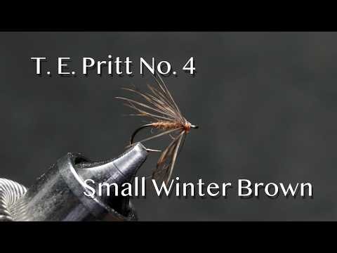 T. E. Pritt No. 4 - Small March Brown North County Spider fly pattern