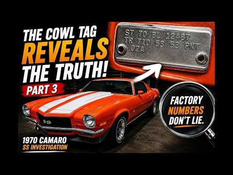 This 1970 Camaro SS Investigation Just Got Complicated