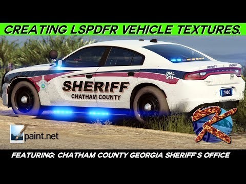 🚓👁Paint.net Creating LSPDFR Vehicle Textures 👁🚓 Join along and see graphic design in progress