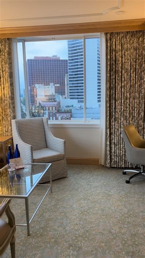 Tucked high above the French Quarter, our Iberville Tower offers quiet sophistication and generous space. Designed with intention and warmth, these suites are a place to recharge, reflect, and retreat. 🎥: @jadeskluzacek | Hotel Monteleone