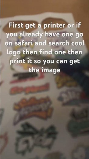 How to make a sticker without a sticker maker! #papercraft #nicevideo #tutorial