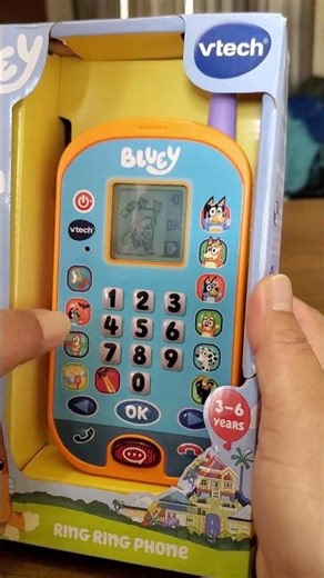 VTECH BLUEY PHONE! ASMR! VIRAL! #amazing #asmr #viral #trending #toys #shorts #video #cute #bluey