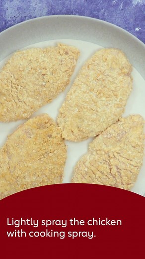 Want the taste of fried chicken without the extra saturated fat and calories? This “unfried” Air Fryer Chicken is super easy and only 219 calories per serving. Save this video and find more heart-healthy recipes at https://recipes.heart.org/. | American Heart Association