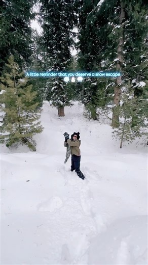 Nawfa Nurie | Travel • Lifestyle ✨ on Instagram: "Take this as your sign to book that snow getaway you’ve been dreaming of this year. ❄️ Snow days are pure fun and joy. It really brings out the kid in all of us. ✨ #snowdays #wintermagic #snowfall #wintergetaway #holidayseason"