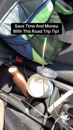 Save time and money by pre-mixing your iced coffee! It drives me crazy going to a coffee stand where they don’t filter their ice nothings organic and everything’s expensive! By doing it at home, I know what I’m getting! Plus it just saves oodles of money! #susandoingsusanthings #RoadTrip #MoneySavingTips #MomTip #IcedCoffee #SaveTime