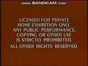 Orange Red FBI Warnings (1984)