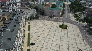 Monument to Bohdan Khmelnitsky in Kiev - a monument to the hetman of Ukraine Bohdan Khmelnitsky.