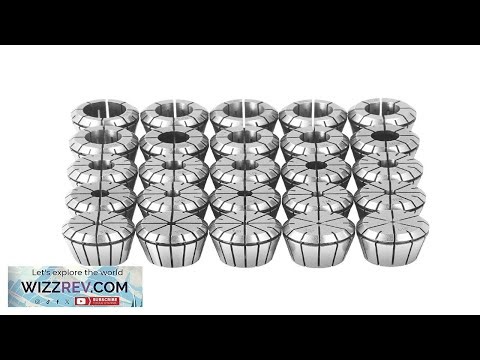 VEVOR 25 pcs ER32 Collet Set 1 16'' 13 16'' ER32 Spring Collet Chuck Set
