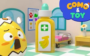 Como Hospital Learn colors Cartoon video for kids Como Kids TV