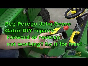 Peg Perego Gator- DIY repair of gear switches reverse and forward speeds