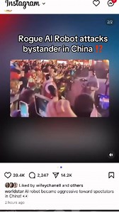 1.4K views · 18 reactions | Rogue AI Robot attacks bystander in China ⁉️ | Harrison Jones IV | Facebook