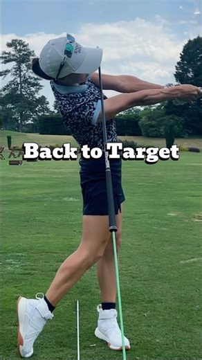 Back To Target Golf Swing SECRET #golf#golfer #golfswing #shorts #golftips