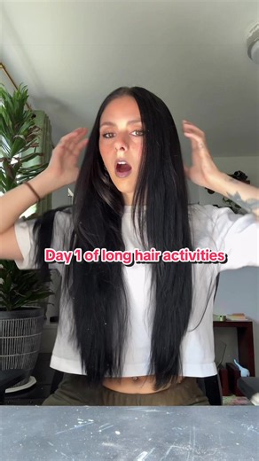 Day 1 of Long Hair Activities: My Very Long Straight Hair Series