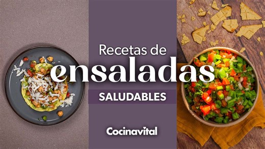 5 ensaladas saludables y deliciosas para menú semanal