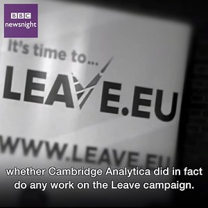 What was the role of Cambridge Analytica in the EU referendum? Newsnight asked the company's CEO Alexander Nix | BBC Newsnight