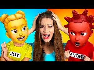 MY EMOTIONS CONTROL ME – I kissed my crush!! Inside-out musical by La La Life Emoji