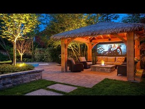 WONDERFUL! 100+ OUTDOOR GAZEBO DESIGN WITH FIREPLACE IDEAS | HOW TO BUILD GAZEBO DECOR WITH FIREPIT