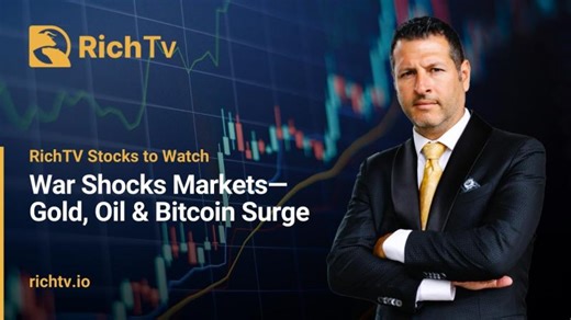 Rich TV s Live Stocks to Watch: War Shocks Markets—Gold, Oil Bitcoin Surge | Stockhouse