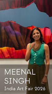Working with the infinite possibilities of oil paint, Meenal Singh pours and guides colour, allowing gravity and surface tension to shape the composition. Find Meenal Singh at the India Art Fair 2026: Booth L08 VIP Entrance Hall 5-8 Feb 2026 NSIC Exhibition Grounds Okhla Industrial Estate Delhi . . . #kynkyny #kynkynyart #art #contemporaryart indianart indiancontemporaryart indianartgallery bangaloreartgallery artgallery artexhibition onlineartgallery indianartists indianart affordableindianart 