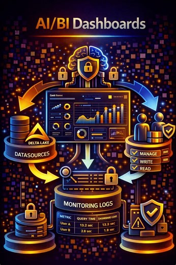 How do you configure and monitor AI/BI Dashboards at enterprise scale?