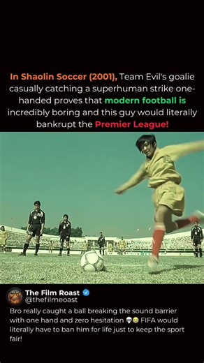 FIFA would BAN this Goalie instantly?! 🤯 #ShaolinSoccer #shorts