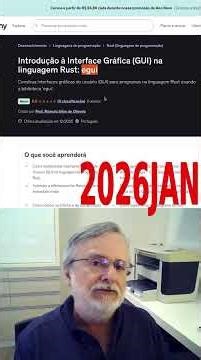 Rust Language, Graphical User Interface, Rômulo Silva de Oliveira, #shorts #rust #rustlang