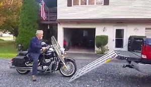 How NOT to load a motorcycle! Loadall.com #loadall | Load-all
