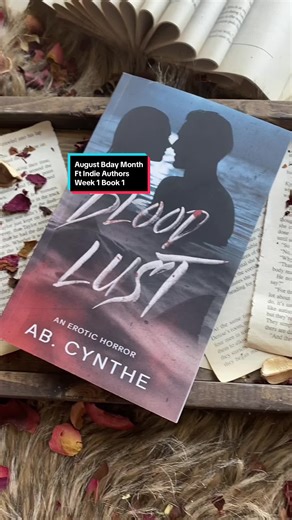 August Birthday Month Featuring Indie Authors Week 1 Book 1 Bl00d Lust By @ab.cynthe I ARC read this one and I absolutely loved it. I knew I needed a physical copy especially when I seen the formatting and this formatting is gorgeous. There’s also a coloring interior option. I definitely recommend getting either or both. Dark Jaws Reimagining set in the late 1970s Perfect read for the summer! Tropes: 🦈Jaws Retelling 🛼FMC & MMC Serial Unalivers 🦈1970s Aesthetic 🛼Bl00d Play 🦈Summer Romance 🛼