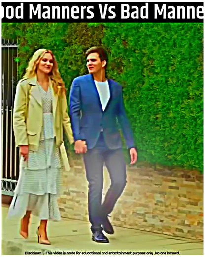 Understanding Good Manners vs Bad Manners