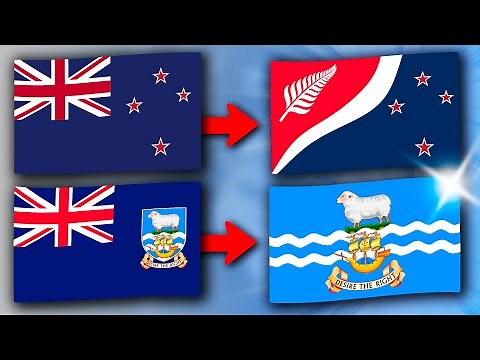 If All British Territories Gained Independence | Flags Redesign