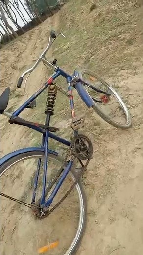 normal cycle modify suspension install.🙄...... #shorts #viral