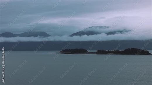 Cruise to Alaska, Inside Passage coastal route with scenic landscapes fjords and views