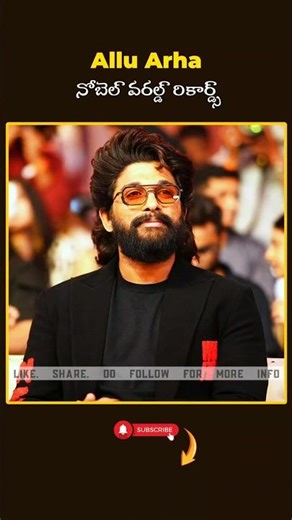 Allu Arha Creates History in Chess! | Fan-Made Nobel World Record Story