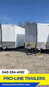  Secure, Reliable, Pro-line® Enclosed Cargo Trailers! Transport with confidence using our enclosed cargo trailers designed to protect your goods in all weather conditions. ✨ Features include: customizable options, weather-resistant seals, and easy-access doors. Ready to upgrade?  Call us at 540-334-4182 or explore at www.prolinetrailers.com today! | Pro-Line Trailers | Facebook
