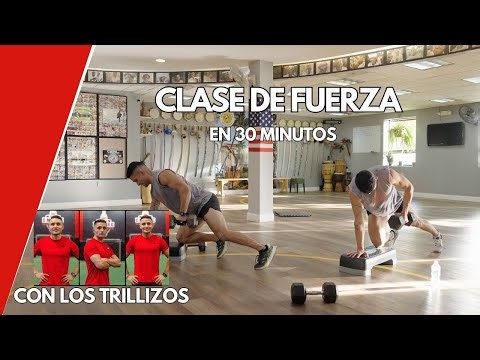 Clase de Fuerza - Tren superior con mancuernas 🥊🔥 | 30 minutos