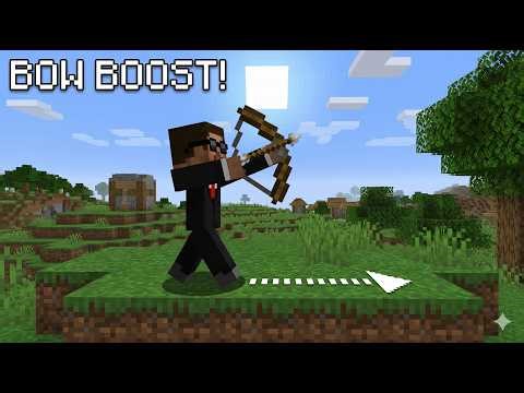 The Bow Boost Technique That Changes Minecraft PvP (Pracice)