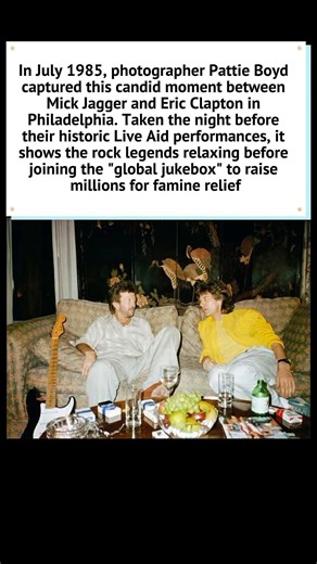 Mick Jagger & Eric Clapton: The Night Before Live Aid 🎸