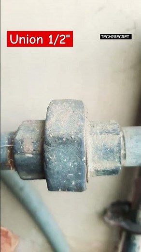 Galvanized Iron Union in Pipe Fitting | 1/2inch Plumbing Gadgets (Union) #shorts #reels #viralvideo
