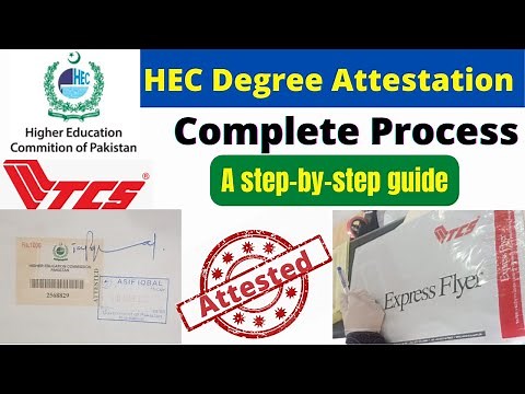 HEC Degree Attestation Complete Process | A step-by-step guide