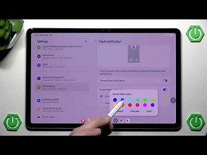 SAMSUNG Galaxy Tab S11 5G – How to Enable Flash Notifications