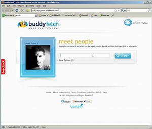 buddyfetch social search engine, make new friends, dates, and professional contacts