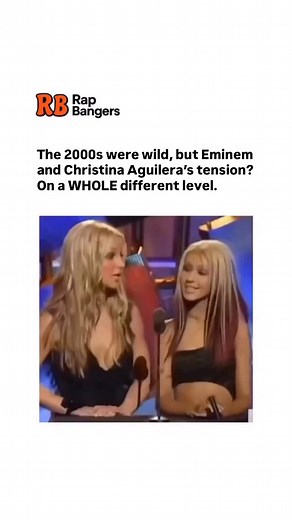 1.4K views · 1.7K reactions | The 2000s were wild, but Eminem and Christina Aguilera’s tension? On a WHOLE different level. | Rap Bangers | Facebook