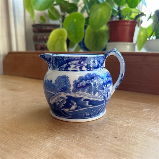 Vintage Copeland Spode Blue Italian Creamer or Milk Jug 0.3L 0.5pt, England Bf1950 - Etsy UK