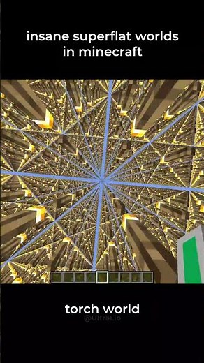 insane superflat worlds in minecraft 🤯