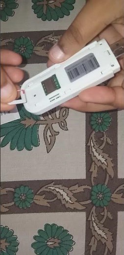 How to insert sim in modem