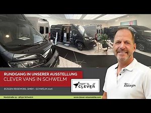 Clever Vans tour of the Büsgen motorhome center in Schwelm